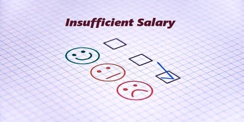 Sample Resignation Letter format for Insufficient Salary