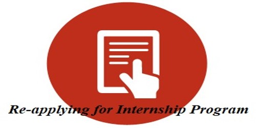 Re-applying Request for the Internship program for another semester