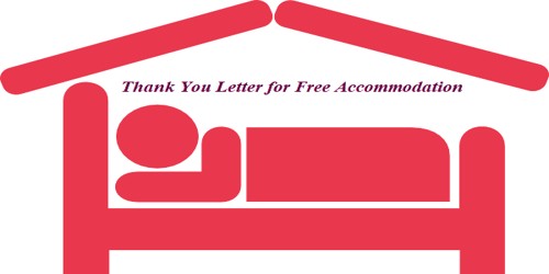 Sample Thank You Letter for Free Accommodation