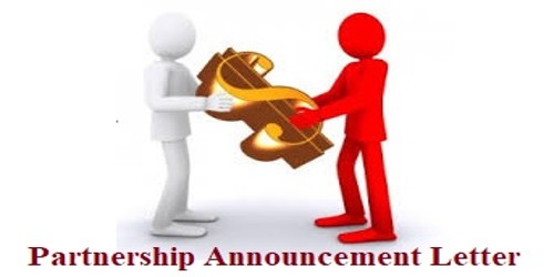 How to write a Partnership Announcement Letter?