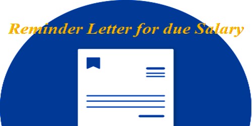 Sample Reminder Letter to Manager for Due Salary