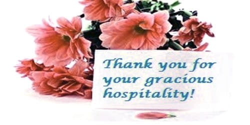 Sample Thanks Letter to Hotel Management for Hospitality
