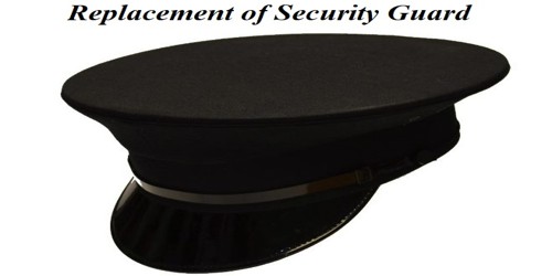 Application for Replacement of Security Guard to Security Department