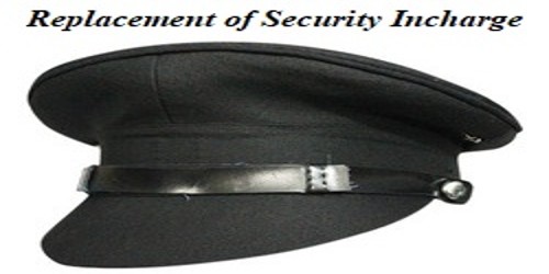 Sample Application for Replacement of Security Incharge