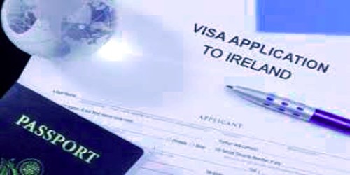 Sample Application for Irish Visa for Tour or Visit