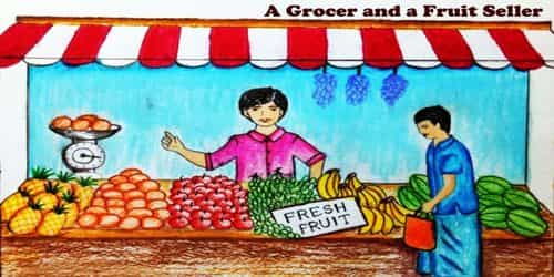 A Grocer and a Fruit Seller