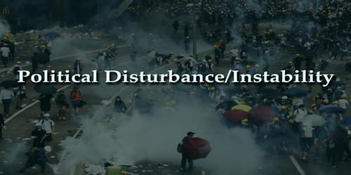 Political Disturbance/Instability