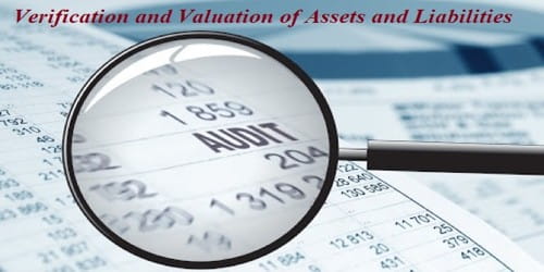 Significance of Verification and Valuation of Assets and Liabilities