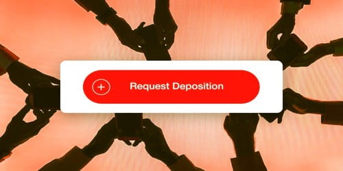 Request for Deposition to Customer