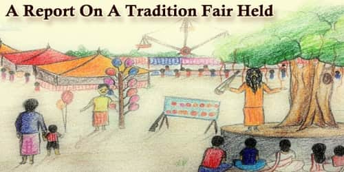 A Report On A Tradition Fair Held At (Area Name)……..Ground