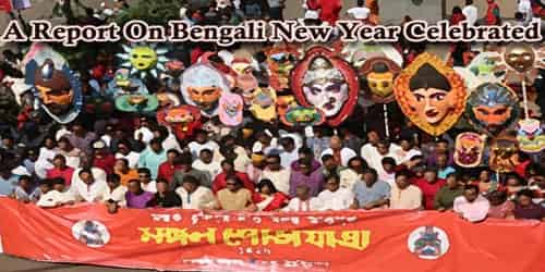 A Report On Bengali New Year Celebrated