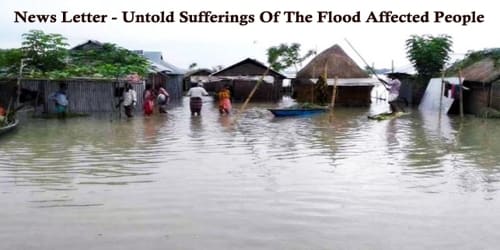 News Letter – Untold Sufferings Of The Flood Affected People