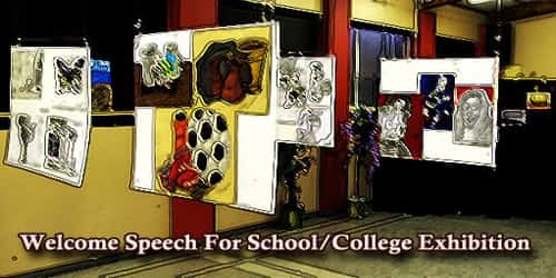Welcome Speech For School/College Exhibition