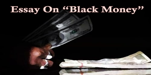 Essay On Black Money