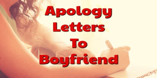 Apology Letter to Boyfriend for the mistakes
