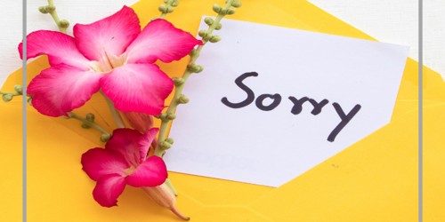Tips to follow to write a Sorry Letter