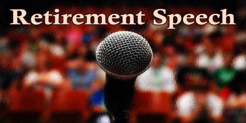 Retirement Speech For Boss or Colleagues - Assignment Point