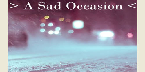 A Sad Occasion – an Open Speech