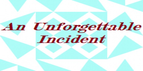 An Unforgettable Incident that you saw on your way home – an Open Speech