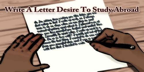 Write A Letter Desire To Study Abroad