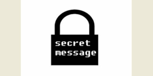 A Secret Message – an Open Speech