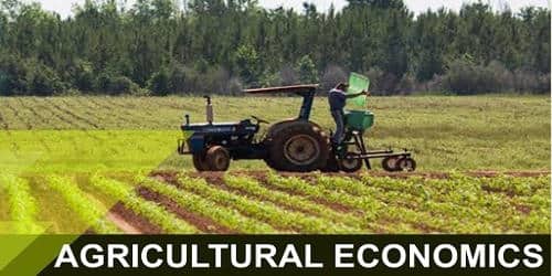 Major topics in Agricultural Economics