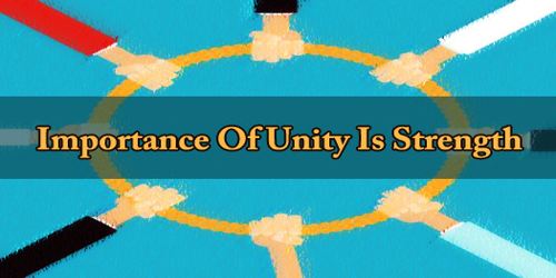 Importance Of Unity Is Strength