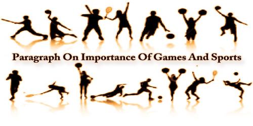 Paragraph On Importance Of Games And Sports