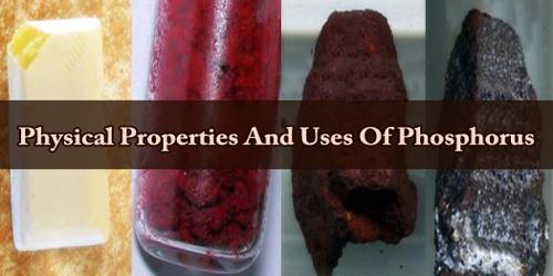 Physical Properties And Uses Of Phosphorus
