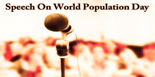 Speech On World Population Day