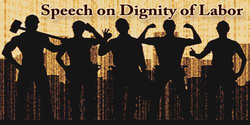 Dignity Of Labor (Speech)