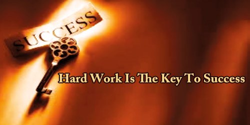 hard work a key to success speech