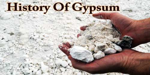 History Of Gypsum