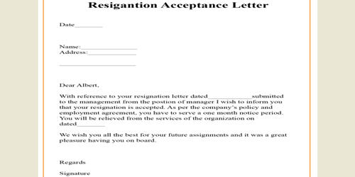 How to Accept a Resignation Letter?