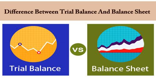 Difference Between Trial Balance And Balance Sheet