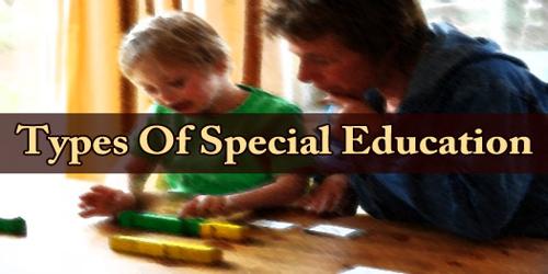 Types Of Special Education
