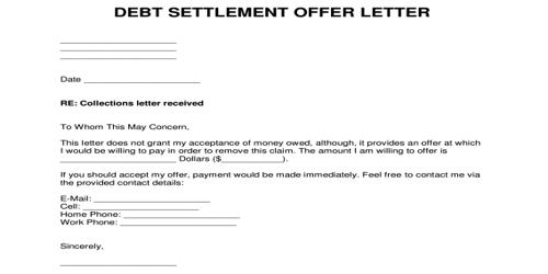 Sample Settlement Release letter Format