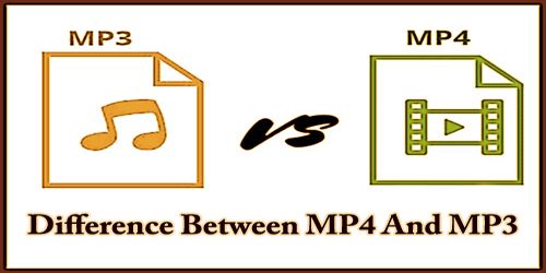 Difference Between MP4 And MP3