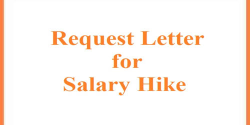 Request Letter for Salary Hike