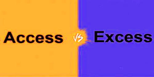 Difference between Access and Excess