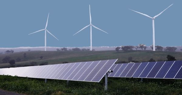 Solar and wind power is gradually replacing Coal