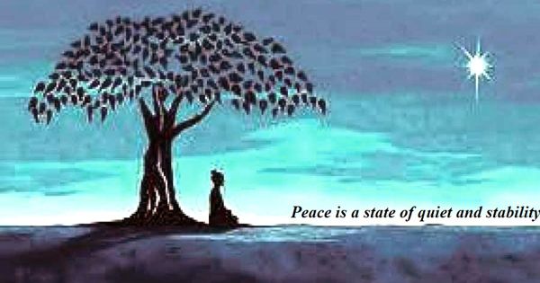 Peace is a state of quiet and stability – an open Speech