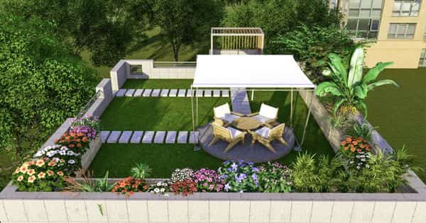 Roof Garden – a garden on the roof of a building
