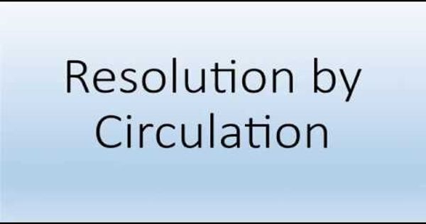 Resolution by Circulation
