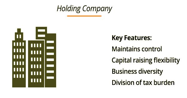 Advantages of Holding Company