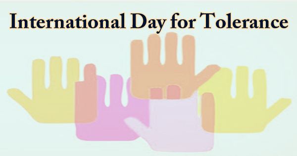 International Day For Tolerance
