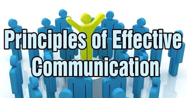 Principles of effective communication