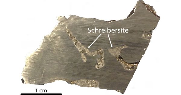 Schreibersite – a rare iron-nickel phosphide mineral