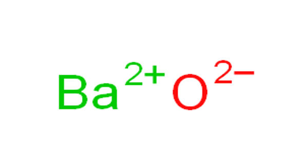 Barium oxide – a white hygroscopic non-flammable compound