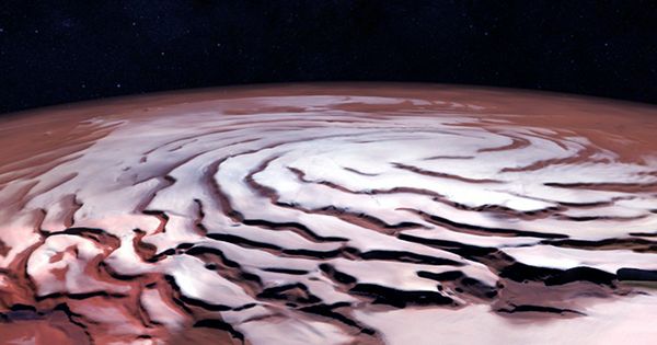 Peculiar Icy Clouds May Have Kept Early Mars Warm Enough For Flowing Rivers